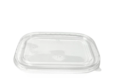 Крышка для контейнера овального 012347 прозрачная R-PET 170х120 50 шт (НФ-00014176)