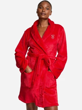 Халат жіночий теплий Victoria's Secret 613251399 XS/S Червоний (1159855582)