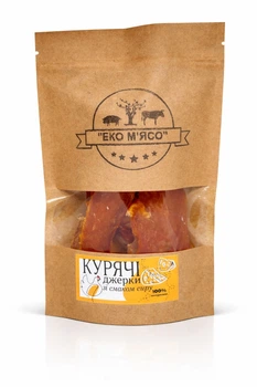 Курячі чіпси зі смаком сиру 50 г (крафт) Еко М'ясо (681)