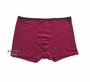 Бордовые мужские трусы шорты с узкой резинкой Colour style TASO 5795 3XL
