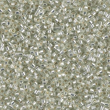 DB-1431 Бісер Miyuki Delica Beads 11/0 (блискучий срібний світлий), 50 г