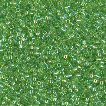 DB-1246 Бісер Miyuki Delica Beads 11/0 (блискучий салатовий), 50 г