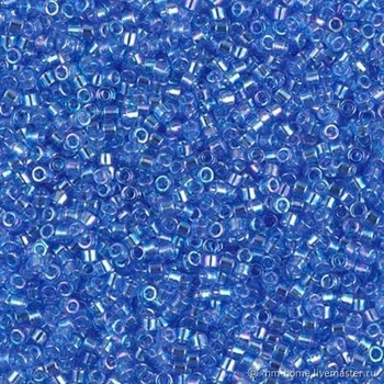 DB-1250 Бісер Miyuki Delica Beads 11/0 (блискучий темно-блакитний), 50 г