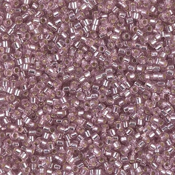 DB-1434 Бісер Miyuki Delica Beads 11/0 (блискучий димчасто-рожевий), 50 г