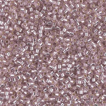 DB-1433 Бісер Miyuki Delica Beads 11/0 (блискучий світло-срібно-рожевий), 50 г