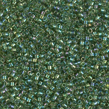 DB-1247 Бісер Miyuki Delica Beads 11/0 (блискучий сіро-зелений), 50 г