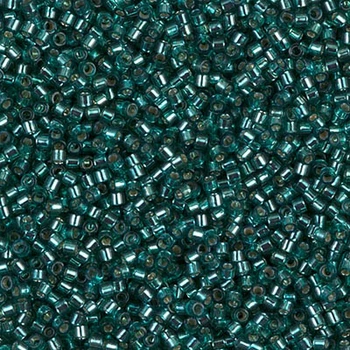 DB-607 Бісер Miyuki Delica Beads 11/0 (блискучий темно-зелено-бірюзовий), 50 г