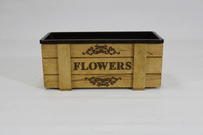 Ящик балконный ДРЕВОДЕЛЯ "Flowers P1" 17х40х18см (051125)