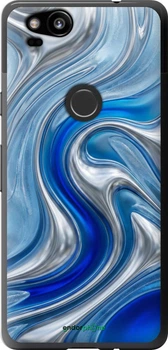 Чехол на Google Pixel 2 Liquid Chrome "6781t-1075-70447"