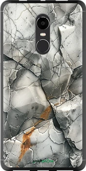Чехол на Xiaomi Redmi Note 4X Серый мрамор "6041u-951-70447"