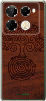 Чехол на Infinix Note 40 Pro+ 5G Узор дерева "4119u-3801-70447"