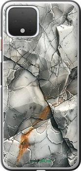 Чехол на Google Pixel 4 Серый мрамор "6041u-1755-70447"