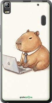 Чехол на Lenovo K3 Note K50-T5 Funny Capybara CEO Working "6777u-141-70447"