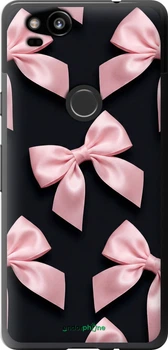 Чехол на Google Pixel 2 Coquette Ribbons Dark Coquette "6767t-1075-70447"