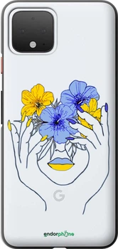 Чехол на Google Pixel 4 Девушка v4 "5276u-1755-70447"
