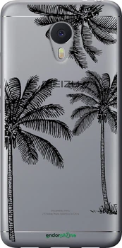 Чехол на Meizu M3 Note Пальмы1 "4634t-256-70447"