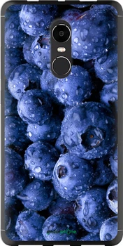 Чехол на Xiaomi Redmi Note 4X Голубика "4459u-951-70447"