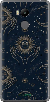 Чохол на Xiaomi Redmi 4 Prime Celestial Harmony: Sun & Moon Gold Mystic Pattern "6778u-437-70447"