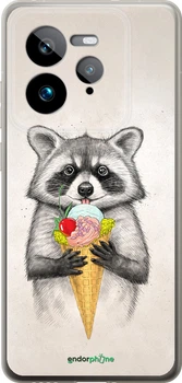 Чохол на Realme GT 7 Pro Енотик з морозивом "4602u-3893-70447"