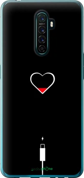 Чехол на Oppo Reno Ace Подзарядка сердца "4274t-1964-70447"