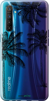 Чехол на Realme XT Пальмы1 "4634u-1868-70447"
