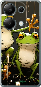 Чохол на Xiaomi Redmi Note 13 Pro 4G Жабки 2 "5657u-3653-70447"