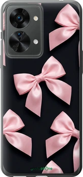 Чохол на OnePlus Nord 2T Coquette Ribbons Dark Coquette "6767u-2640-70447"