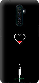 Чехол на Oppo Reno Ace Подзарядка сердца "4274b-1964-70447"