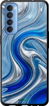Чехол на Oppo Reno 4 Pro Liquid Chrome "6781b-2024-70447"