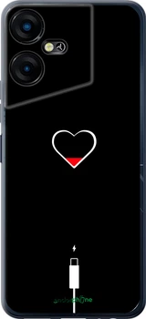 Чохол на Tecno POVA NEO 3 Підзарядка серця "4274u-3140-70447"