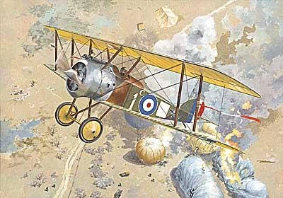 Британский истребитель Sopwith F.1 Camel Сборная пластикова модель в маштабе 1:72 Roden