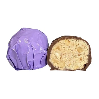 Дубайские конфеты LUX CHOCO 3119 лесные орехи вафельная крошка и тесто катаифи 1 шт 38 г