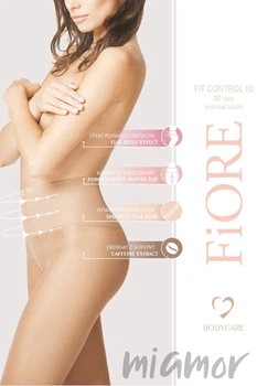 Колготки корректирующие с широким поясом Fiore FIT CONTROL 20d M5204 2 Natural