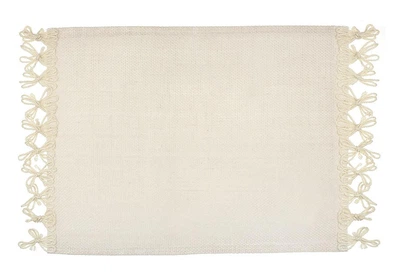 Сервировочная салфетка (плейсмат) льняная 30*45 см Natural Beige (445-199)