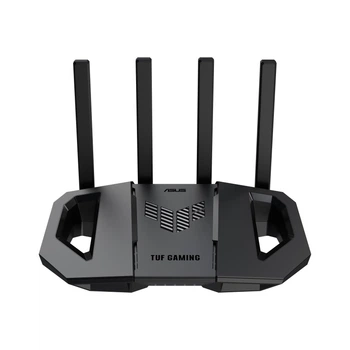 Бездротовий маршрутизатор Asus TUF Gaming BE3600 Wi-Fi 7 1×WAN 2.5 Гбіт/с 1×LAN 2.5 Гбіт/с 3×LAN 1 Гбіт/с Black (TUF-BE3600)