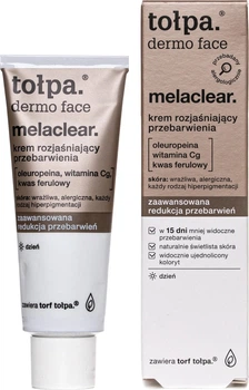 Денний освітлювальний крем для обличчя Tolpa Dermo Face Melaclear Brightening Day Cream Проти гіперпігментації 40 мл (5903900965309)