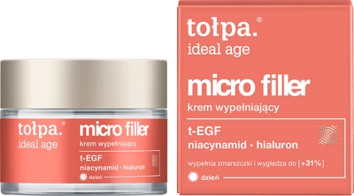 Дневной крем-микрофиллер для лица Tolpa Ideal Age Micro Filler Cream Для заполнения морщин 50 мл (5903900964531)