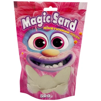 Креативное творчество "Кинетический песок Magic sand" Strateg 39403-1 классический 500 грамм