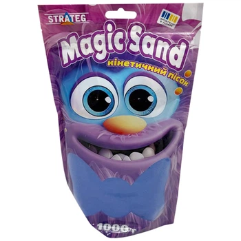 Креативное творчество "Кинетический песок Magic sand" Strateg 39404-9 синий 1 кг