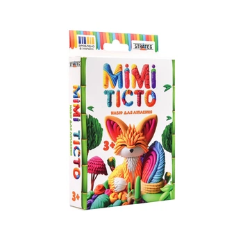 Набор для лепки пластилин "Мими тесто Лисичка" Strateg 31057