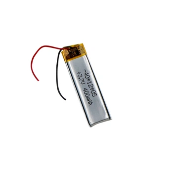 Акумуляторна батарея Model: 401205P Universal AAA 400mAh Rated Voltage: 3.7V 40*12*5 тип контактів: дроти