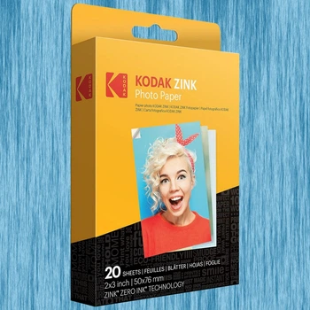 Фотопапір / Фотоплівка KODAK Printomatic ZINK Paper для миттєвої друку 2x3 дюйма 20 аркушів