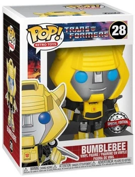 Фигурка Бамблби (с крыльями) — Funko Pop! RETRO TOYS: TRANSFORMERS — BUMBLEBEE (WITH WINGS) #28 Special Edition