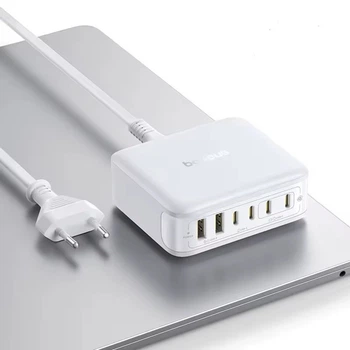 Мережевий зарядний пристрій Baseus EnerFill FH21 Desktop Charging Station 4C+2U 120W White