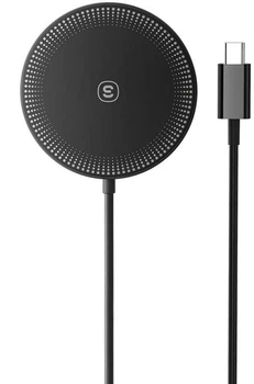 Беспроводное зарядное устройство ESSAGER Wind Wireless Charger 15W Black (EWXCX-CF01-Z)