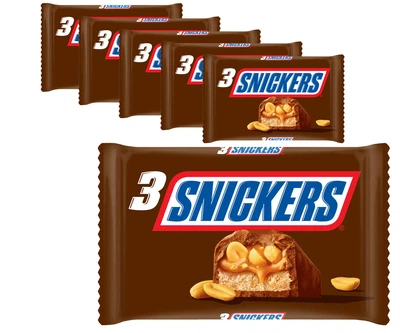 Батончик Snickers 50г 3шт