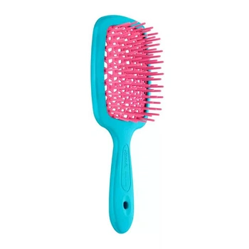 Щітка для волосся Janeke Superbrush Small бірюзова з рожевим