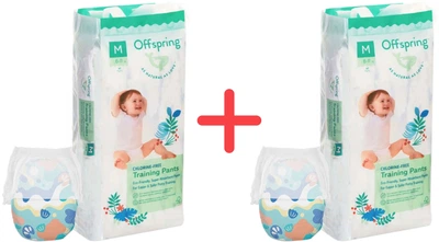 Упаковка подгузников-трусиков Offspring Aquatic размер M 6-11 кг 42 шт х 2 пачки (9355465009046/9355465009046)
