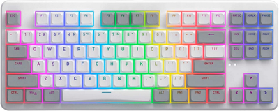 Клавіатура бездротова Hator Rockfall 3 TKL Wireless White (8721325182333)