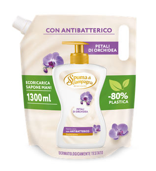 Крем мыло жидкое лепестки орхидеи Spuma Di Sciampagna Petali Di Orchidea 1300 мл